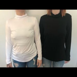 Black and White Turtle Necks